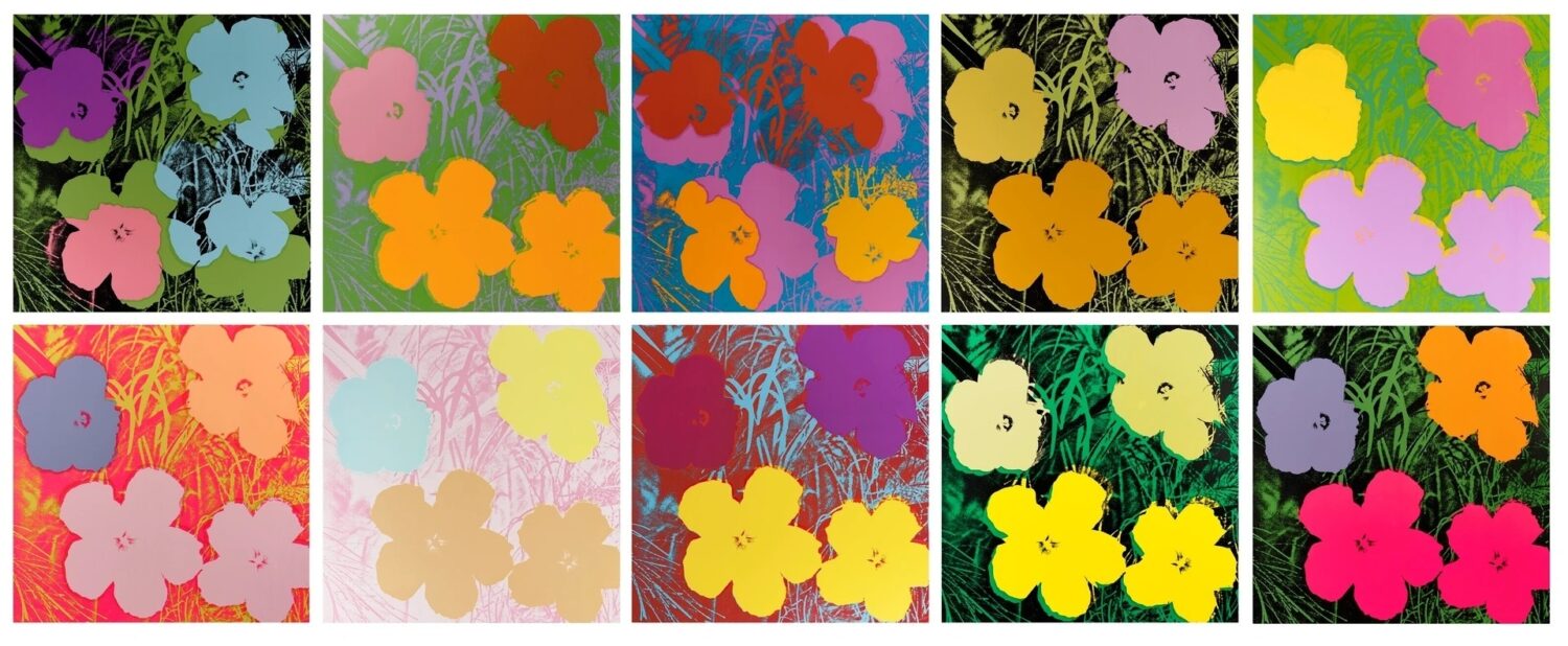Andy Warhol, Flowers (complete set), Christie's, New York, 19 April 2023, £1,891,419