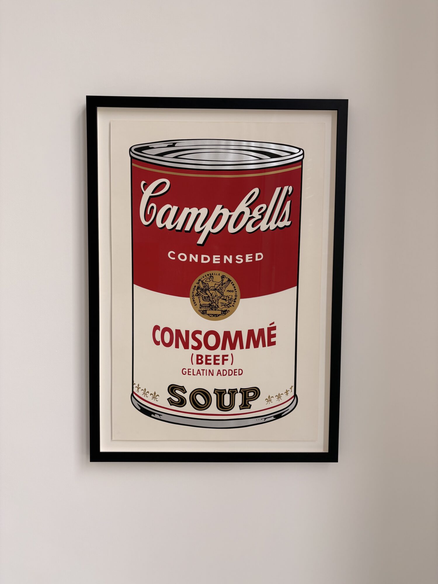 Campbell's Soup I, Beef Consomme (F. & S. II.52)
