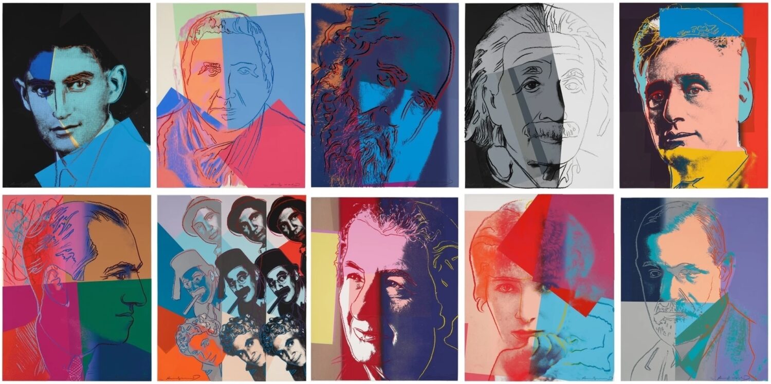 Andy Warhol, Ten Portraits Of Jews Of The Twentieth Century (complete set), Dorotheum, Vienna, 23 May 2024, £ 925,849
