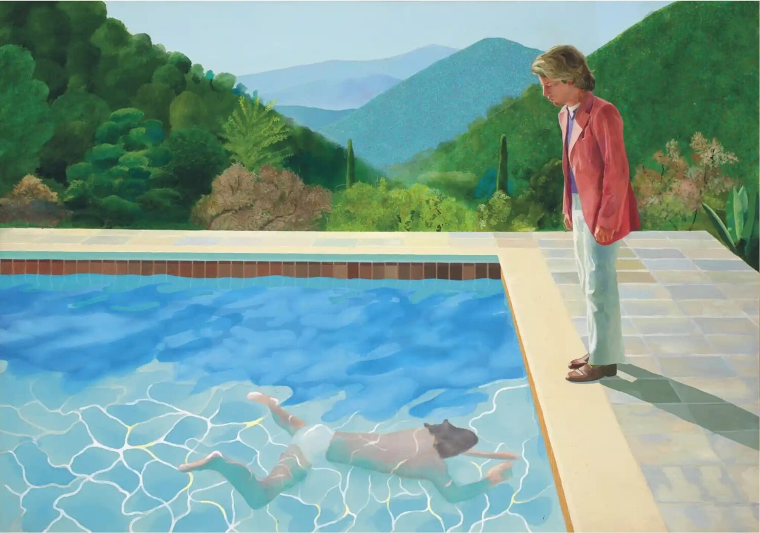 David Hockney, Portrait of an Artist [Pool with Two Figures]