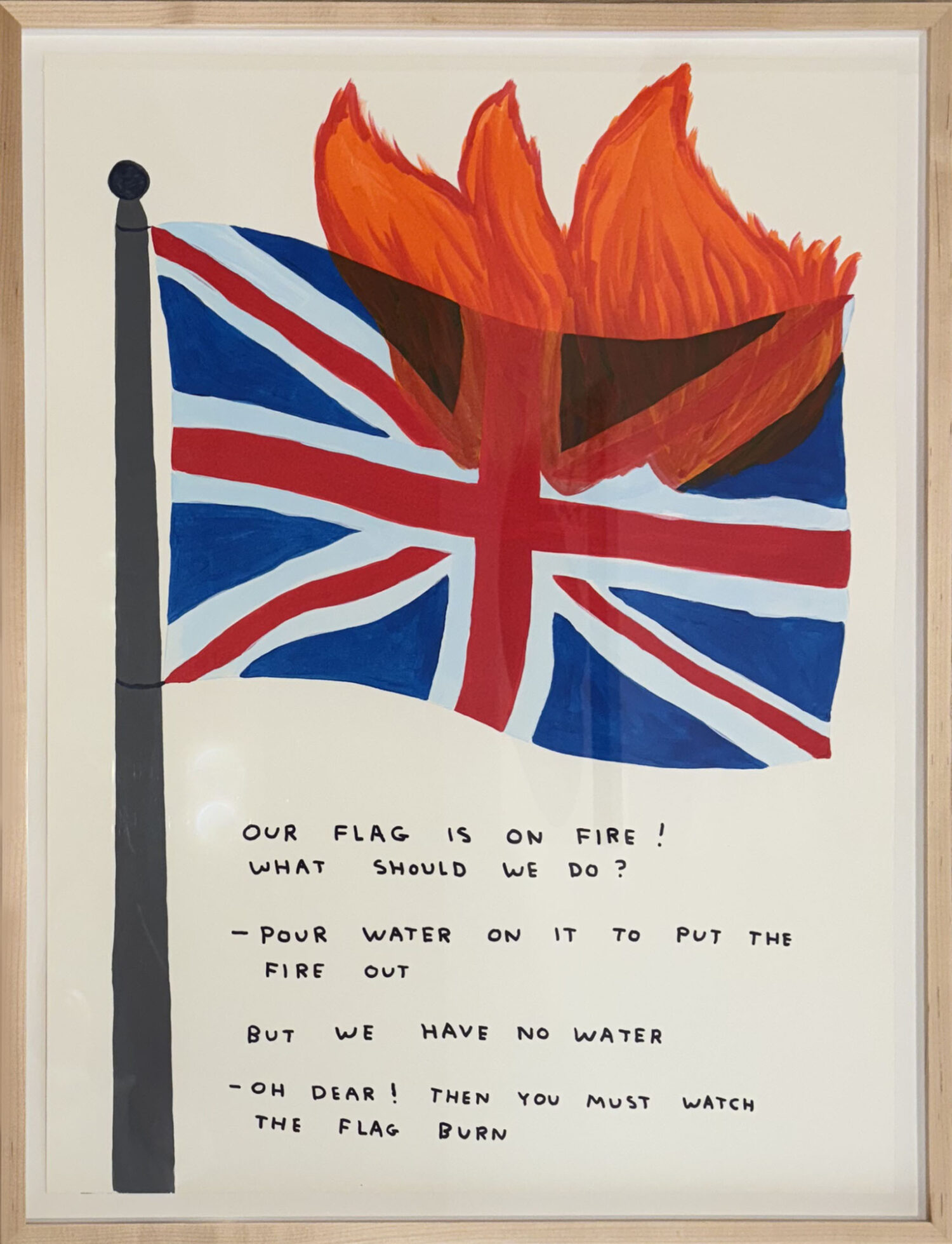 Untitled (Our Flag is on Fire)