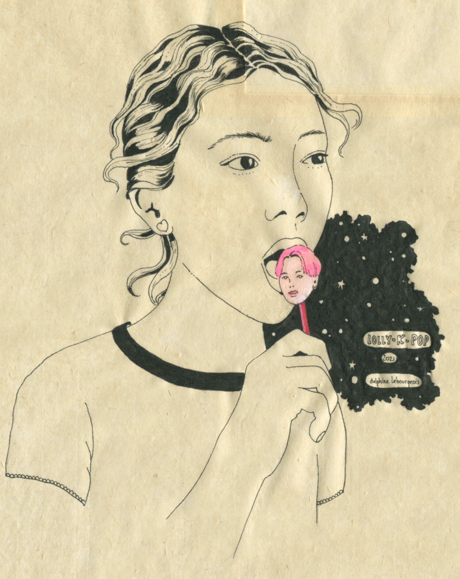 Detail of "Lolly-K-Pop (Study)"