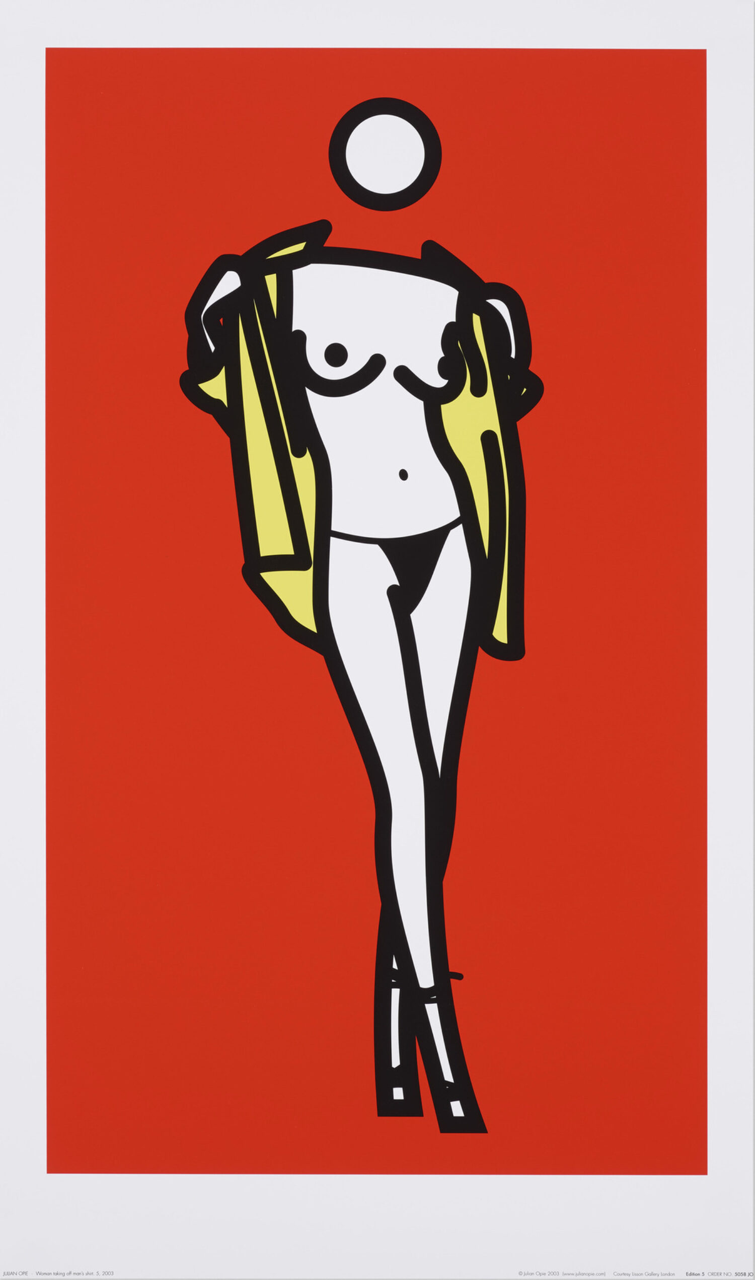 Woman Taking Off Man's Shirt