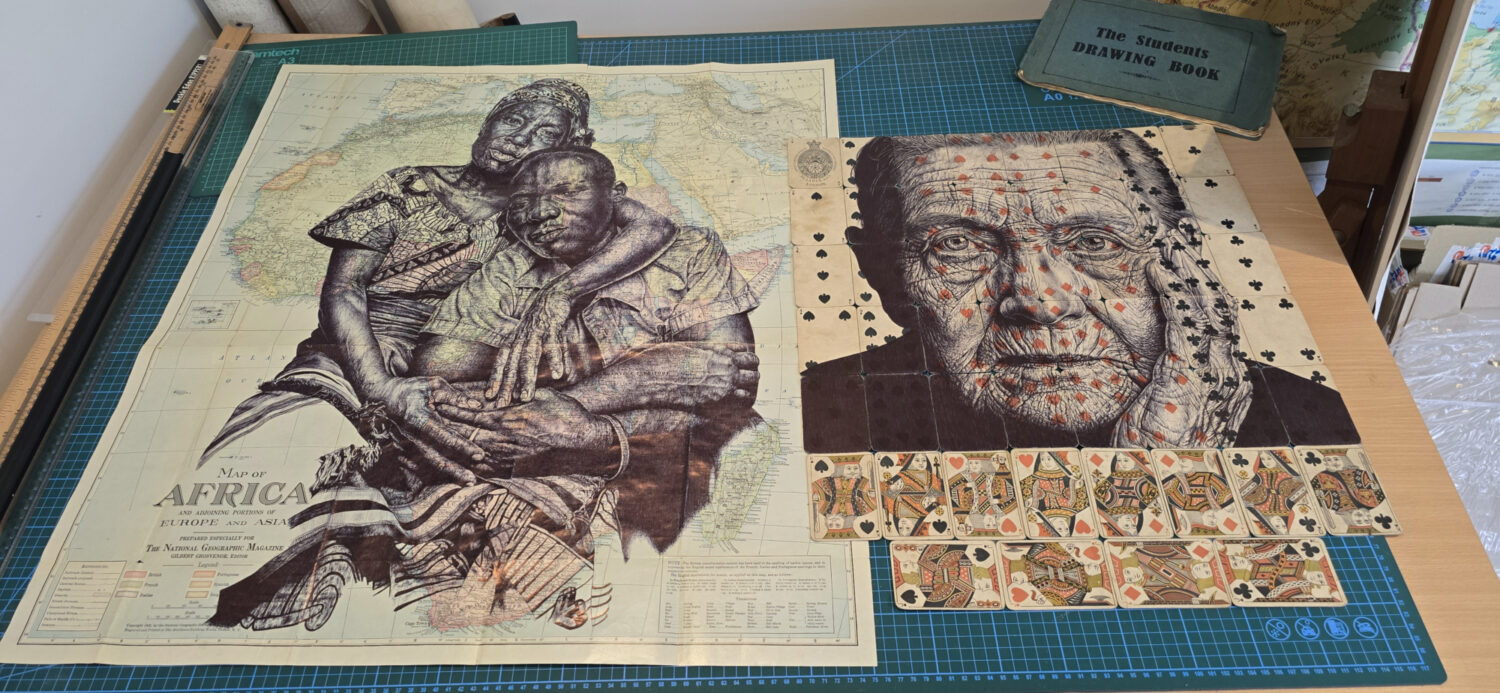 The First Map and A Shuffled Deck by Mark Powell