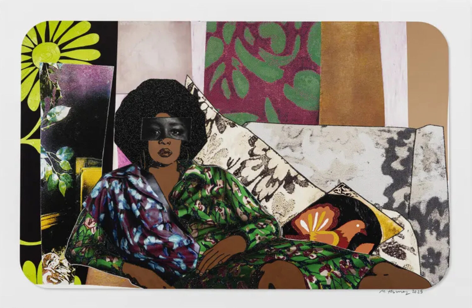 Afro Goddess Looking Forward