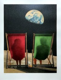 Wish You Were Here (Red & Green Glitter)