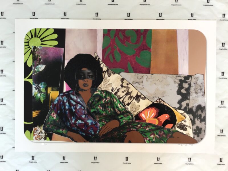 Mickalene thomas afro goddess font
