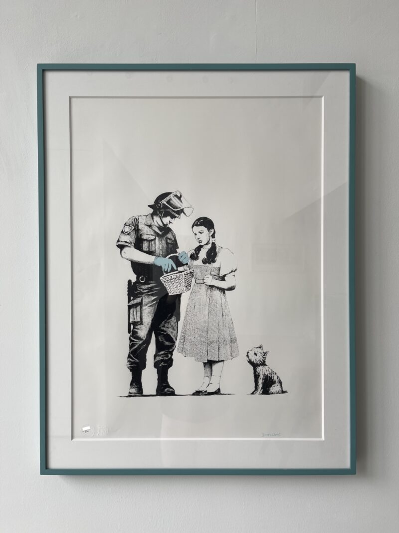 Banksy Stop and Search Signed front close
