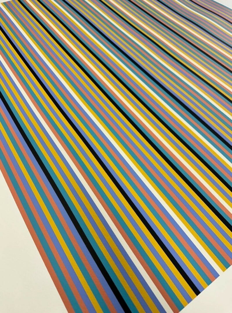 Bridget riley silvered2 angled 1