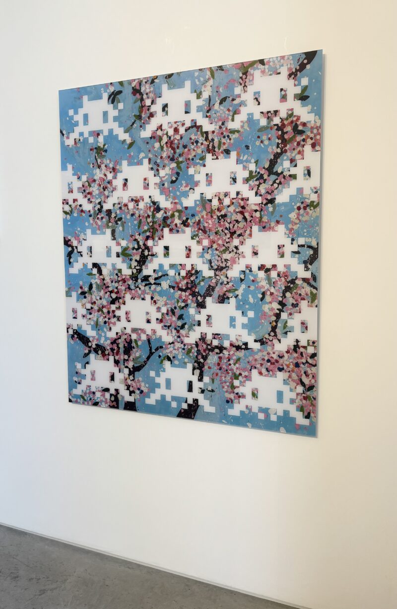 Damien hirst invaded blossom angle