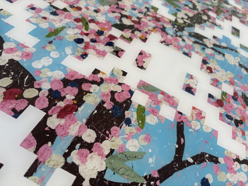 Damien hirst invaded blossom detail3