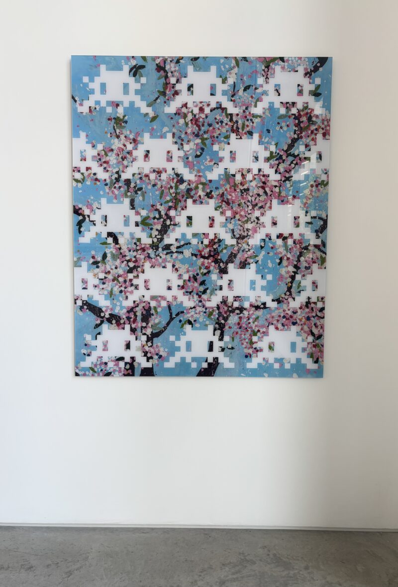Damien hirst invaded blossom front