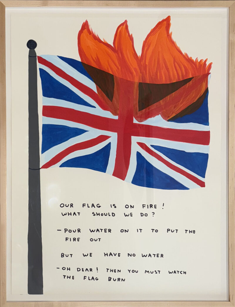 Untitled (Our Flag is on Fire)