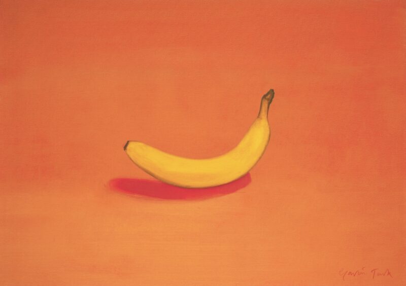 Still Life with Banana (Vivid Orange)