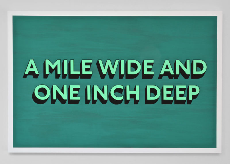 MILE WIDE