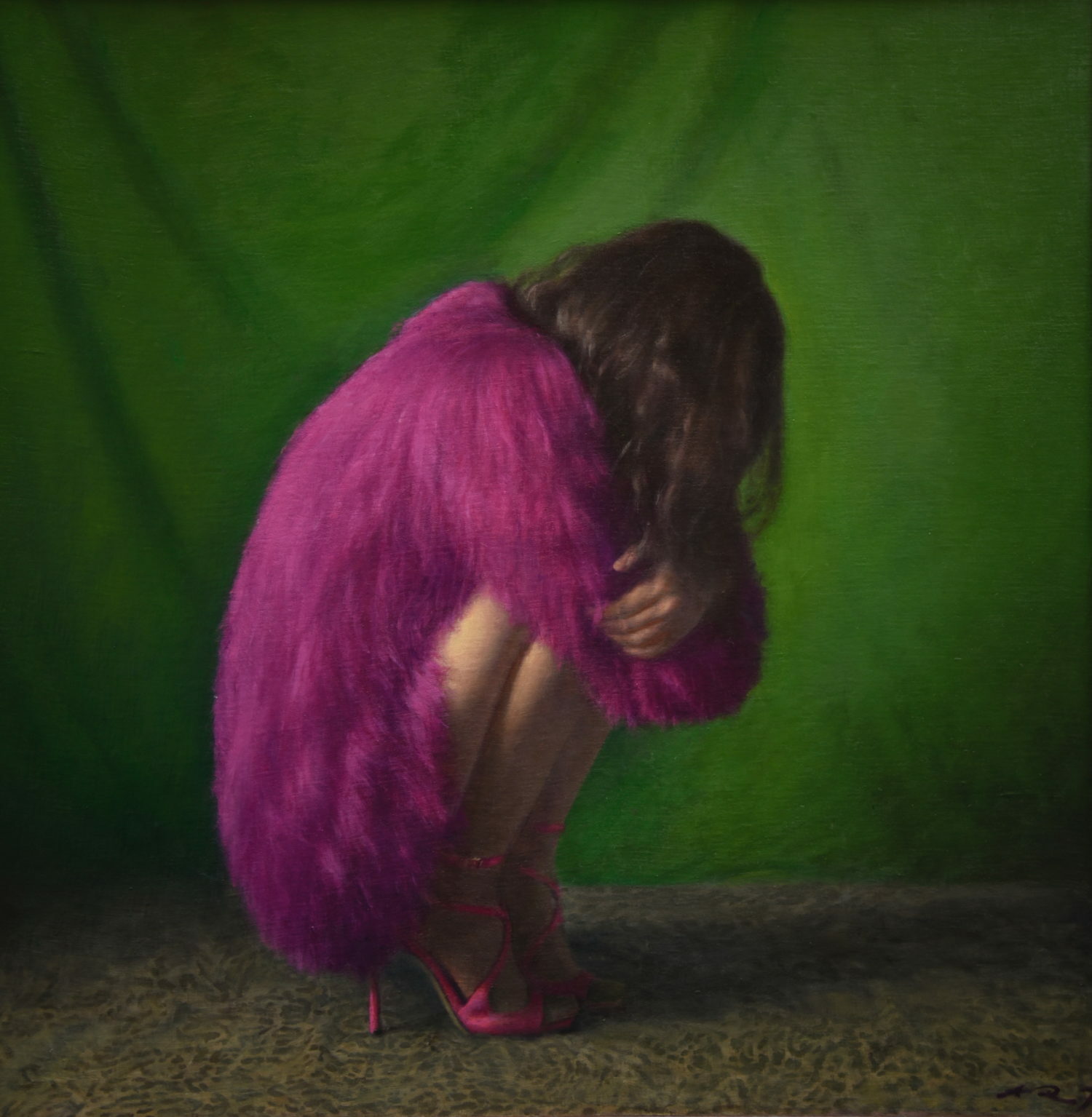 1. He is a contemporary narrative painter rooted in tradition