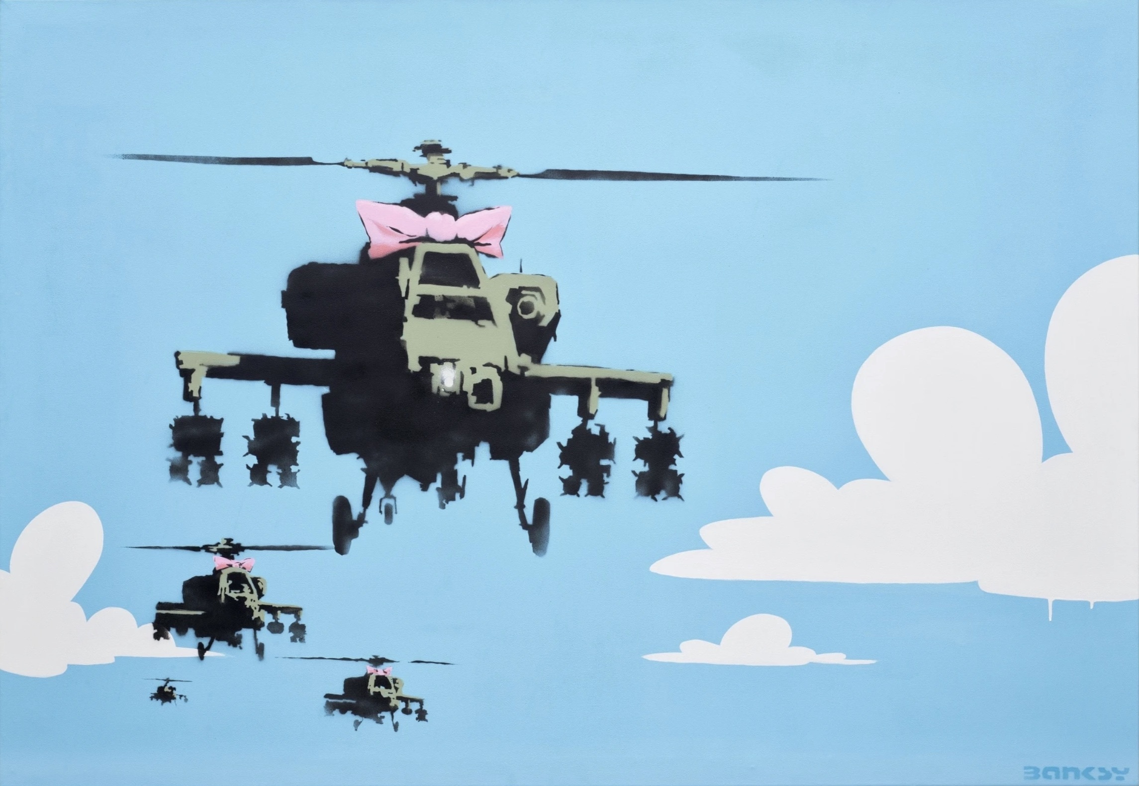 Banksy | Happy Choppers, 2006