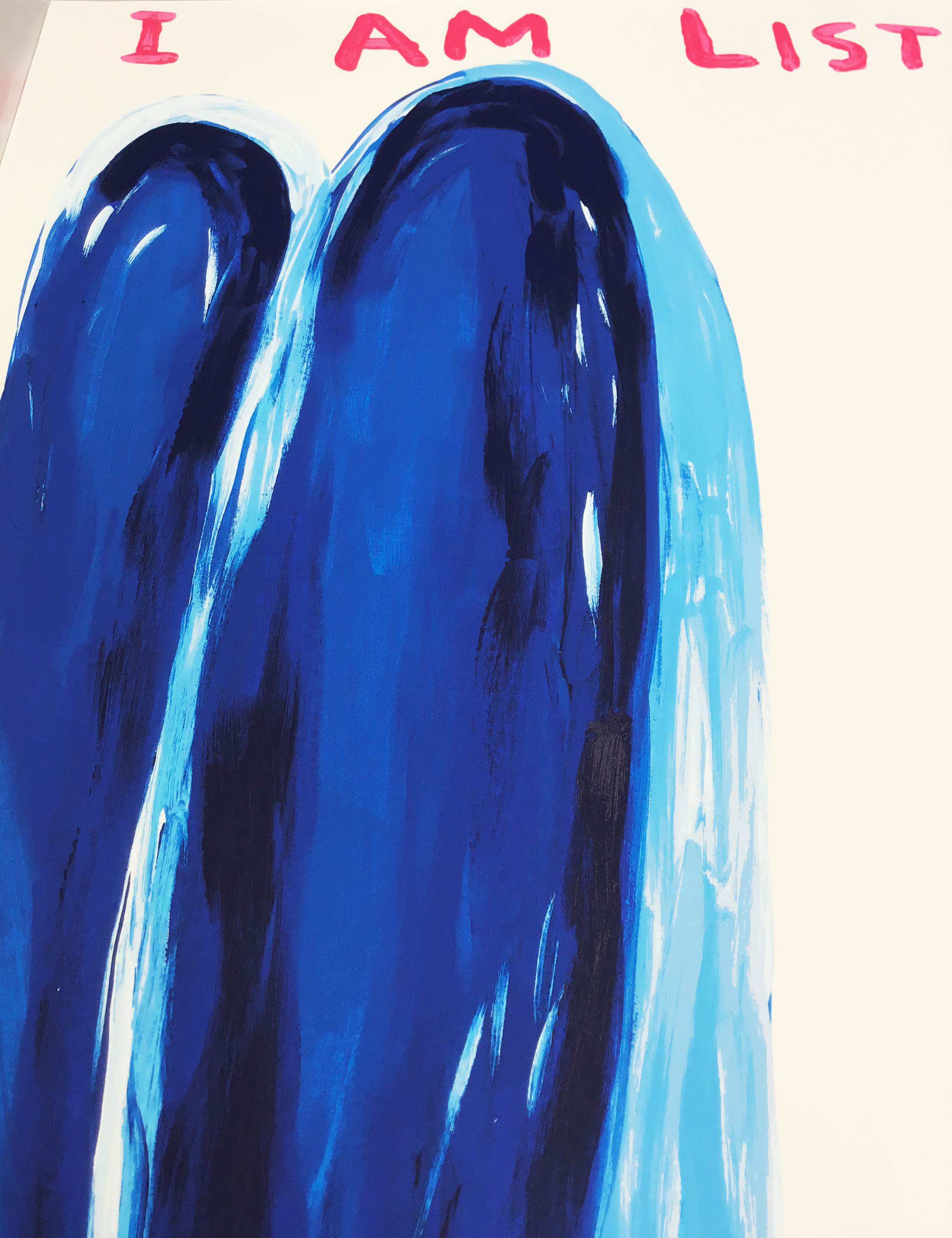 David Shrigley - Untitled (I Am Listening) - PP | Hang-Up Gallery