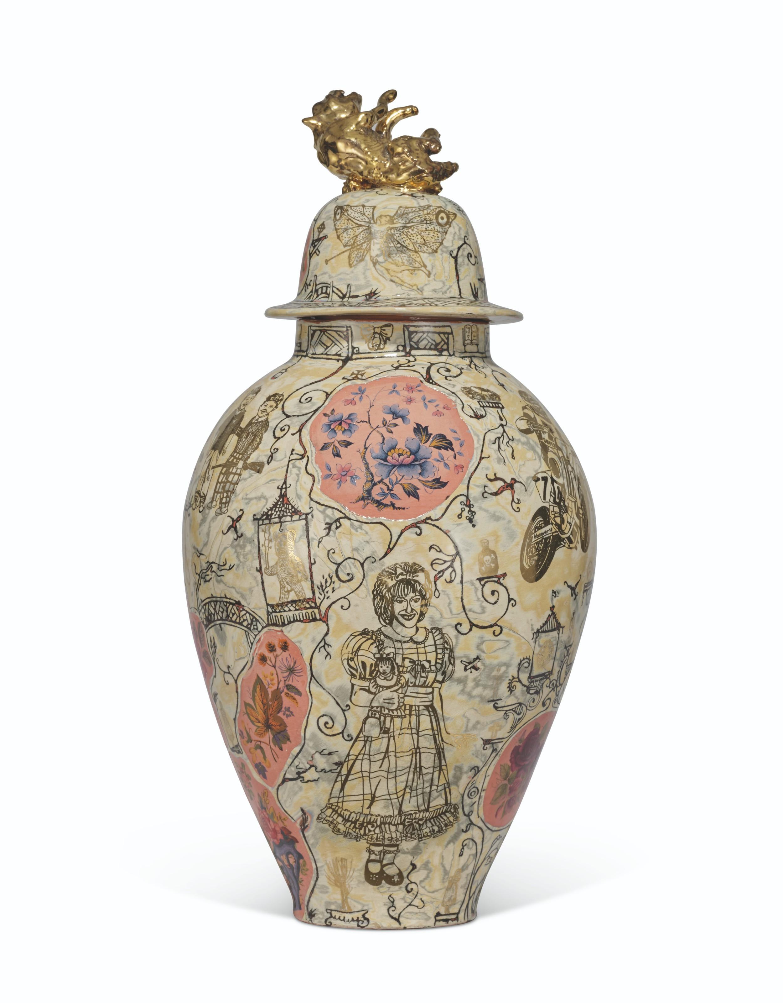 Grayson Perry, "I Was An Angry Working Class Man", glazed earthenware, 2001.