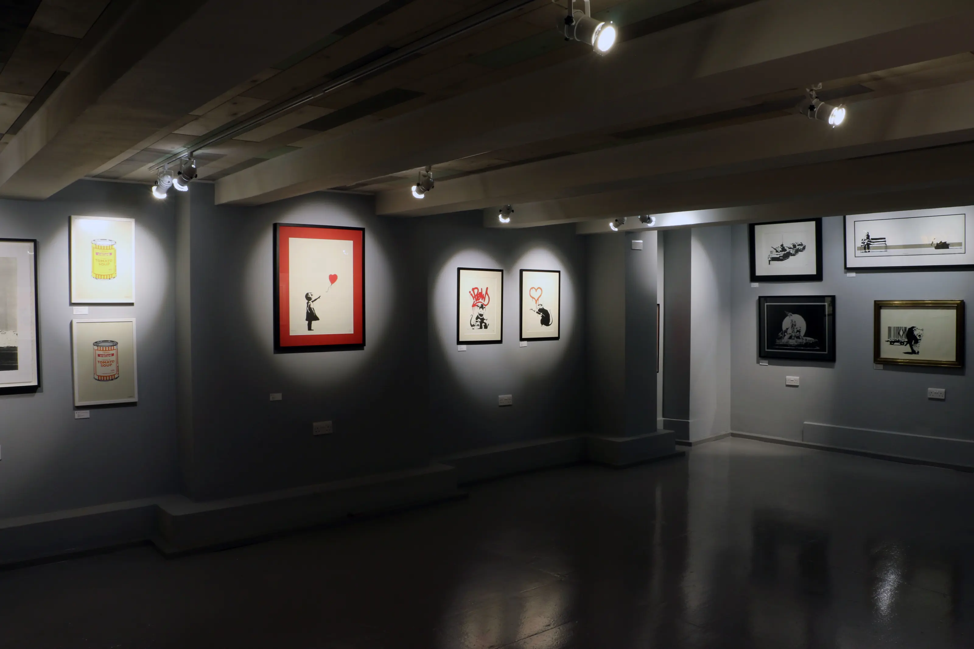 Hang-Up Gallery's Banksy Bunker in 2017