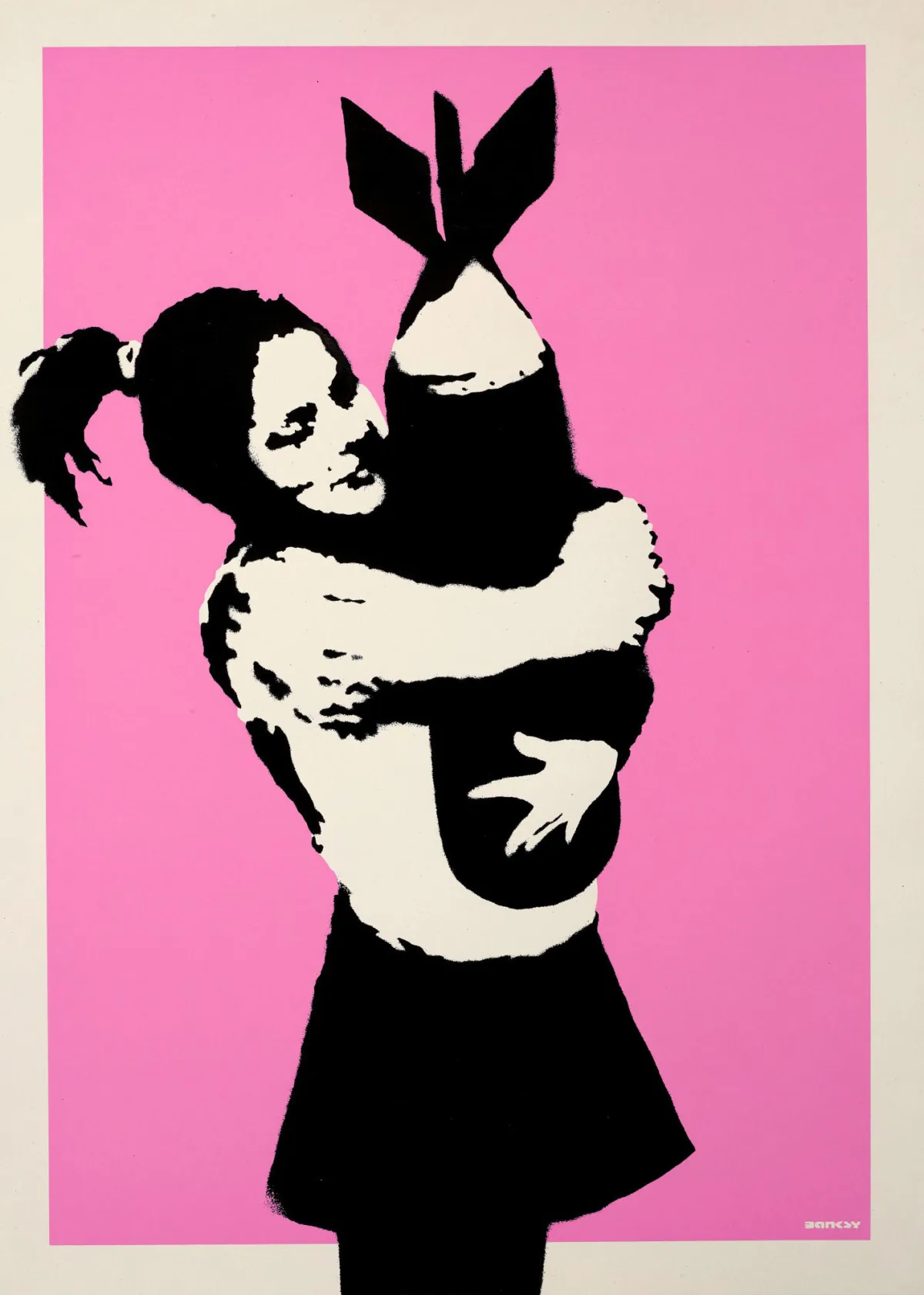 Banksy Bomb Hugger