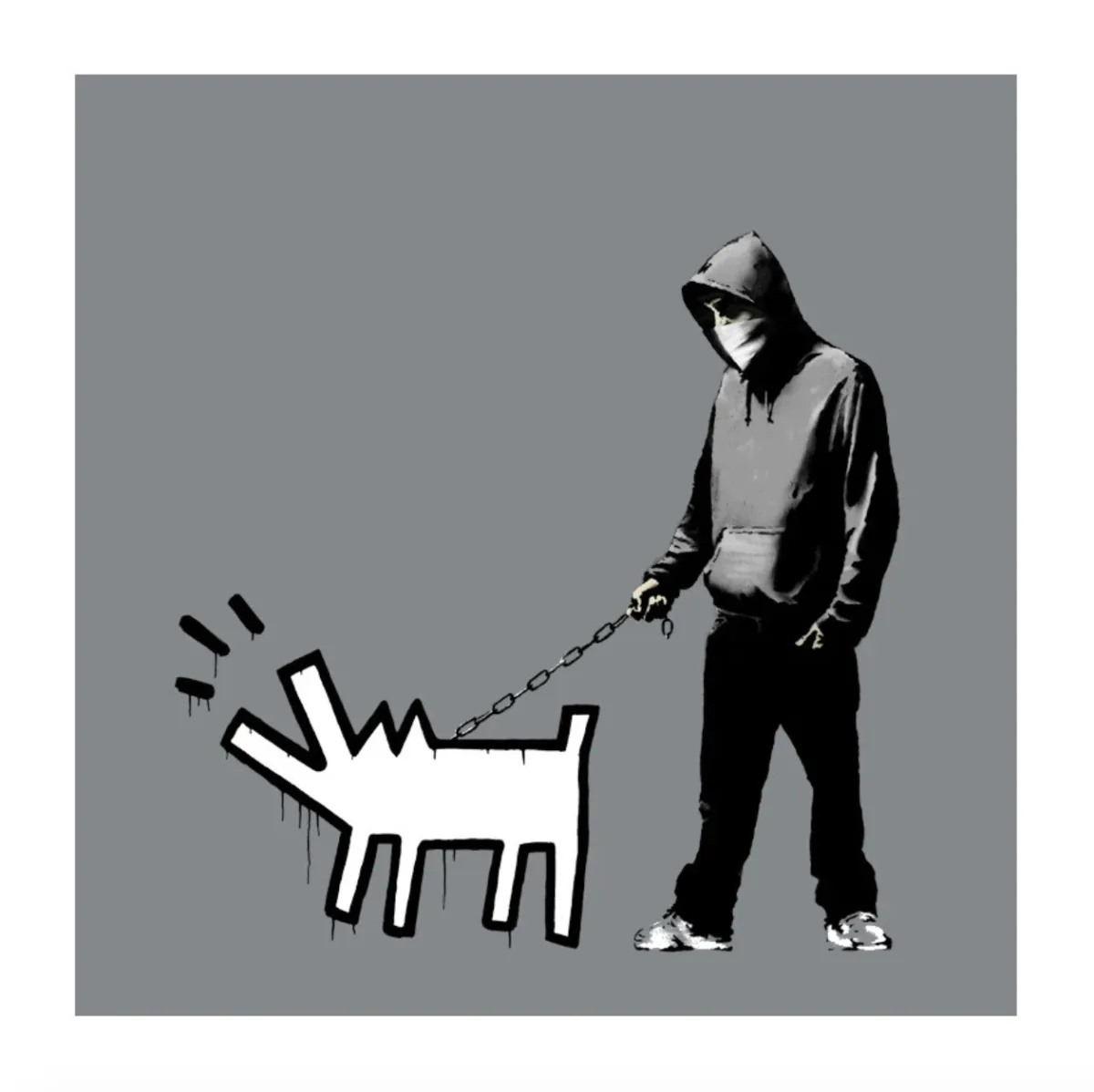 Banksy Choose Your Weapon (Grey)