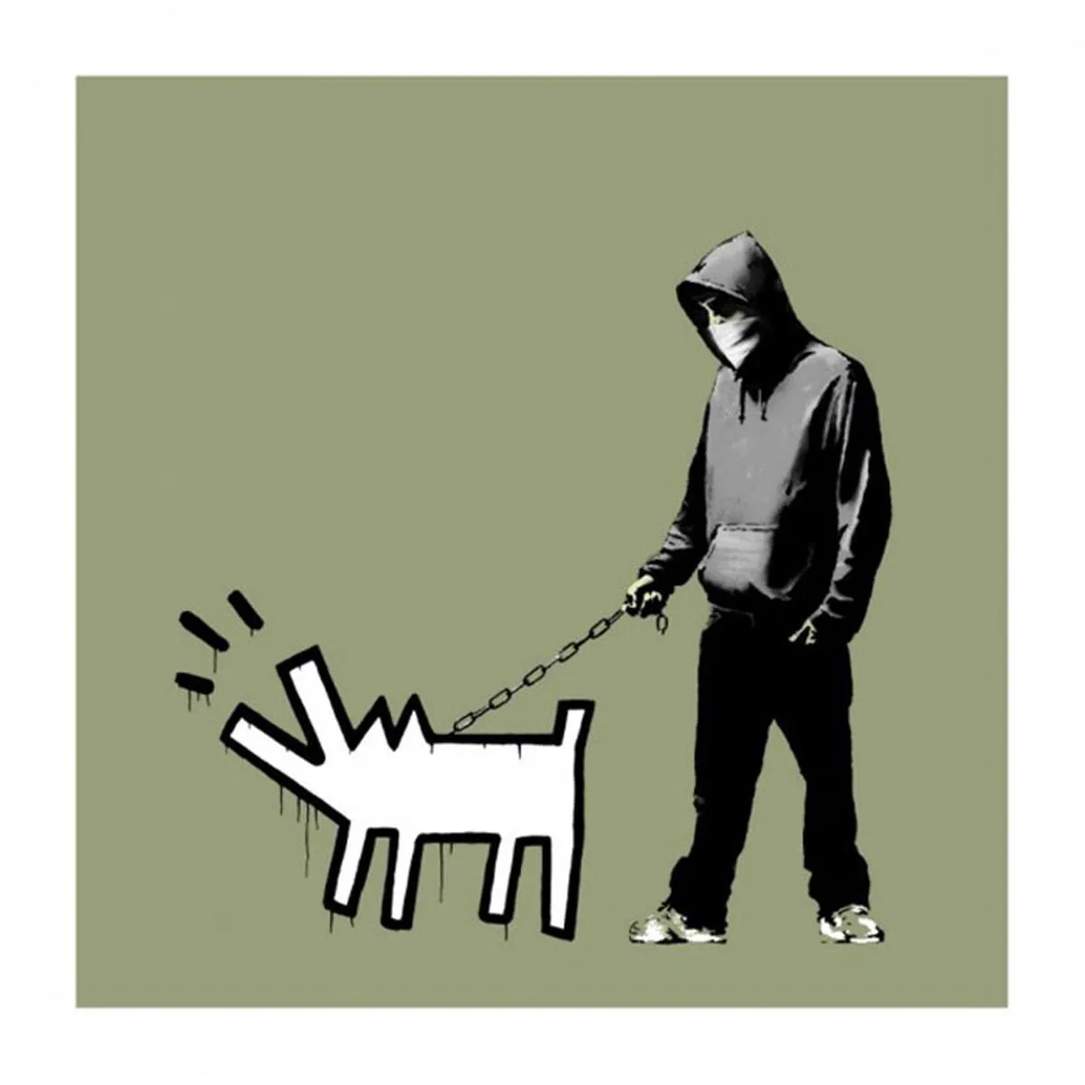 Banksy Choose Your Weapon (Olive)