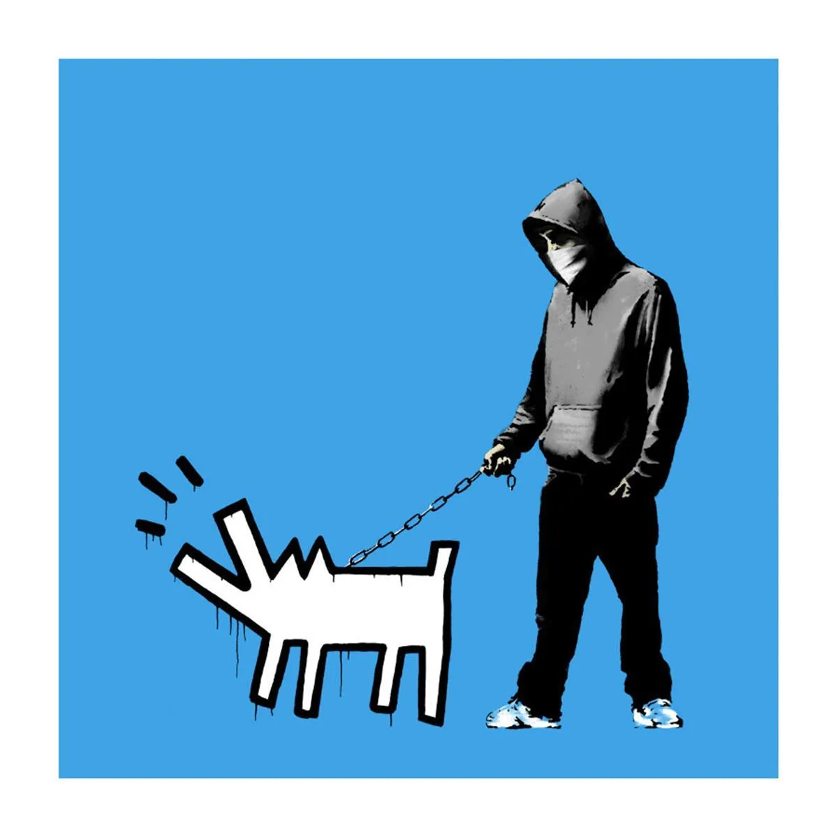 Banksy Choose Your Weapon (Sky Blue)