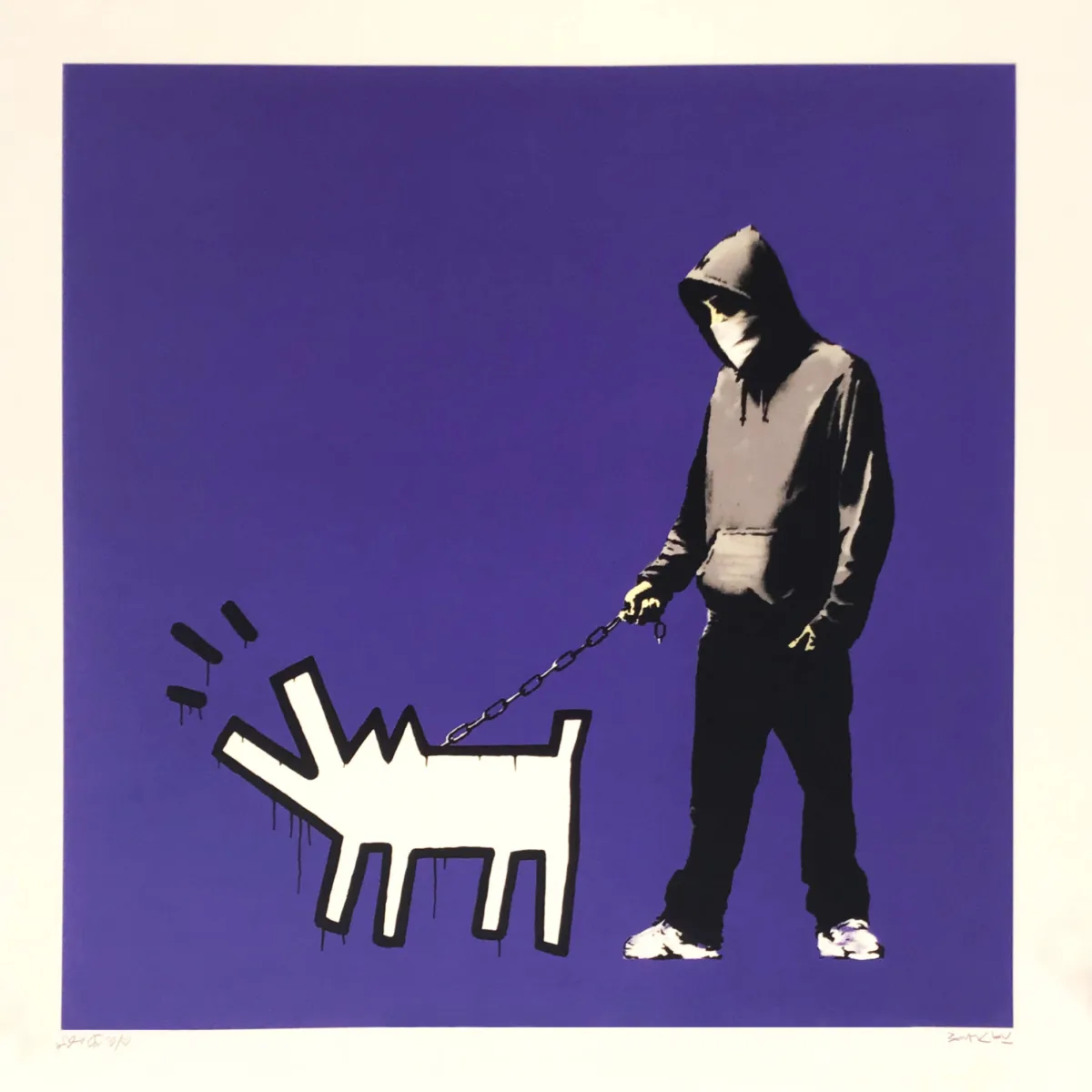 Banksy Choose Your Weapon (Dark Purple) - Unique