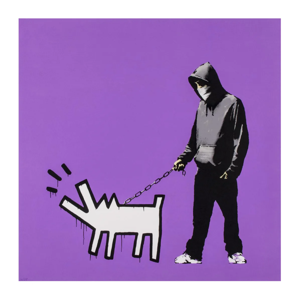 Banksy Choose Your Weapon (Bright Purple)