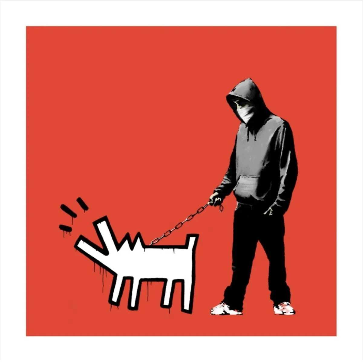 Banksy Choose Your Weapon (Red)