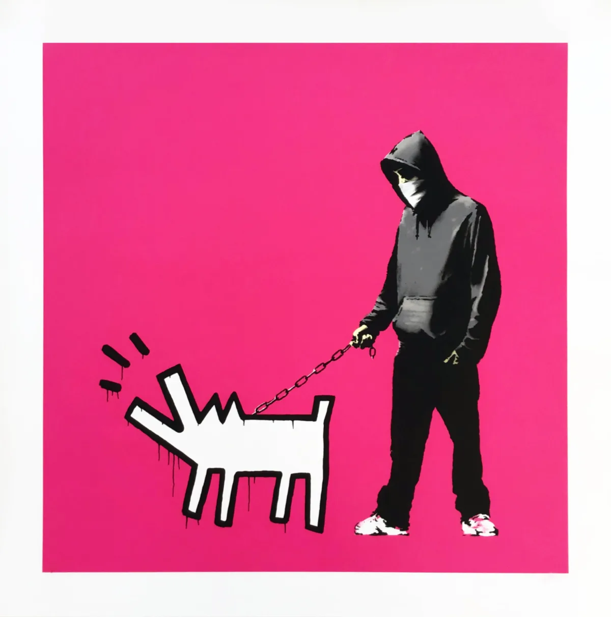 Banksy Choose Your Weapon (Magenta)