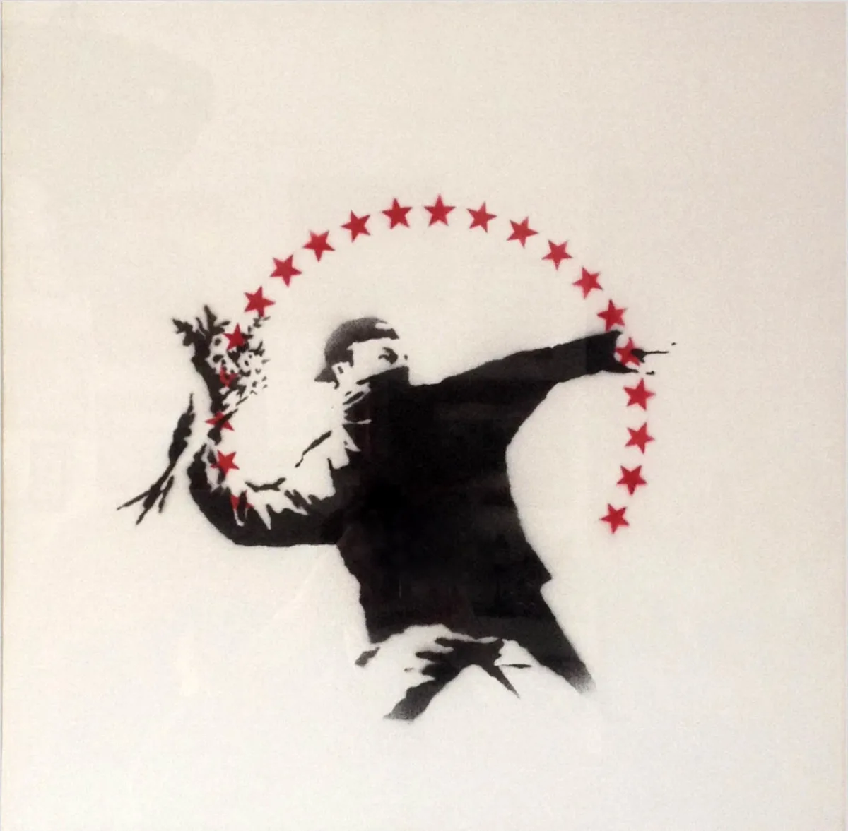 Banksy Flower Thrower