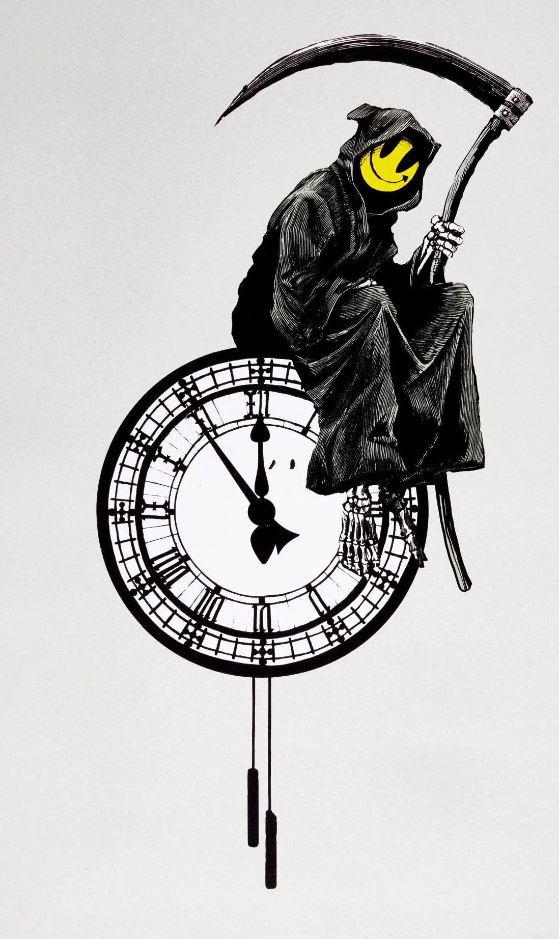 Banksy Grin Reaper