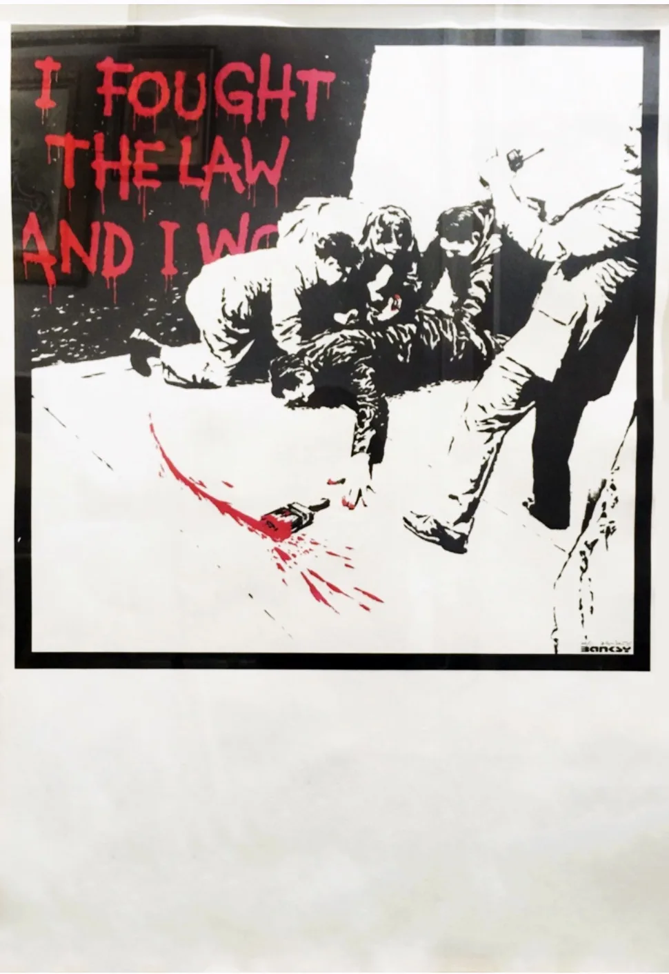 Banksy I Fought The Law Uncut AP