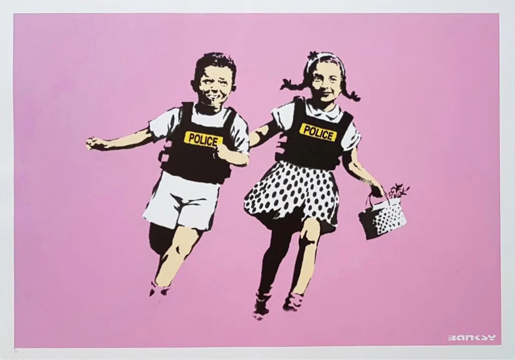 Banksy Jack & Jill (Pink)