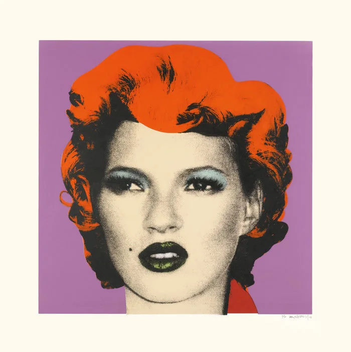 Banksy Kate Moss (Purple/Orange)