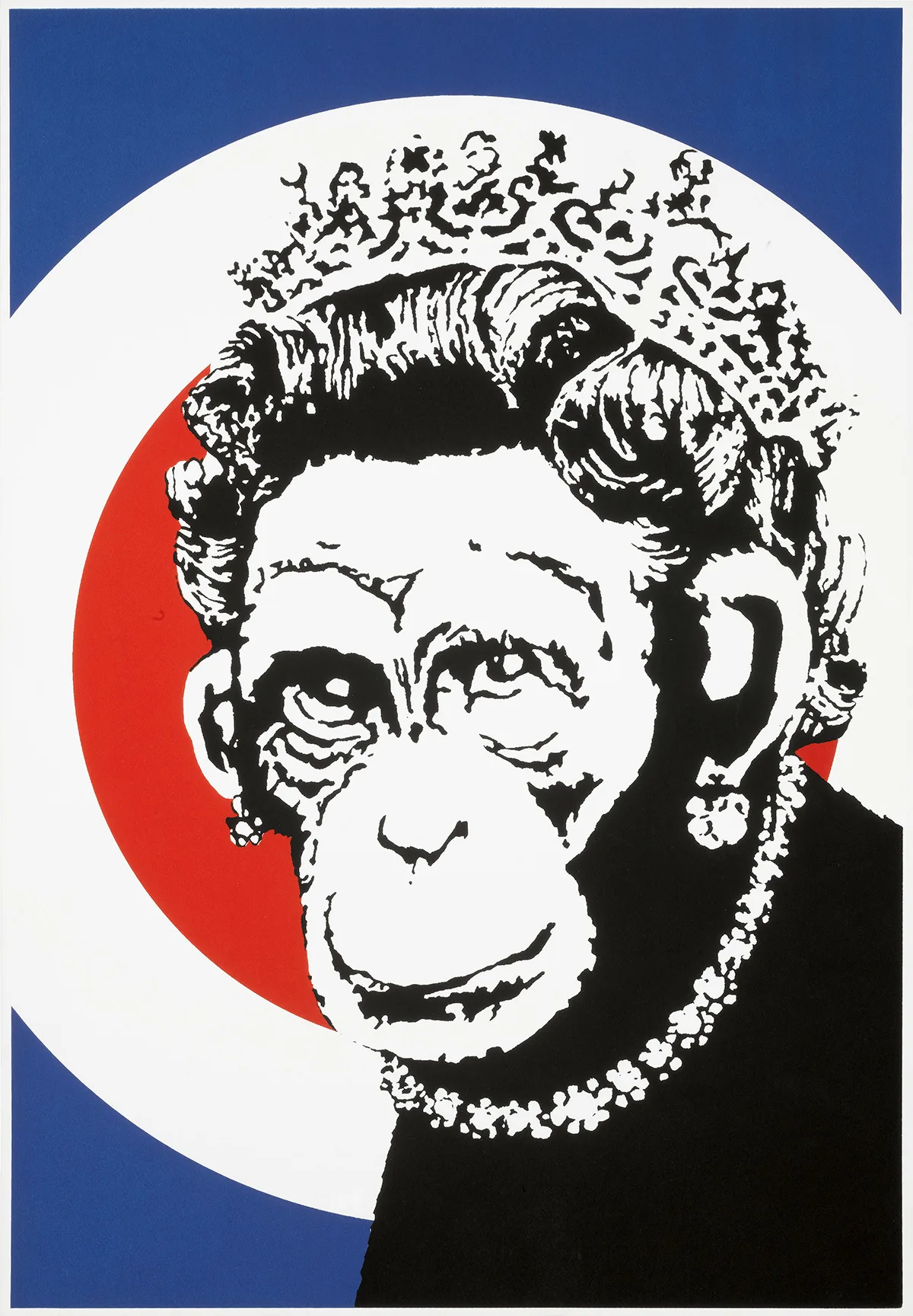 Banksy Monkey Queen
