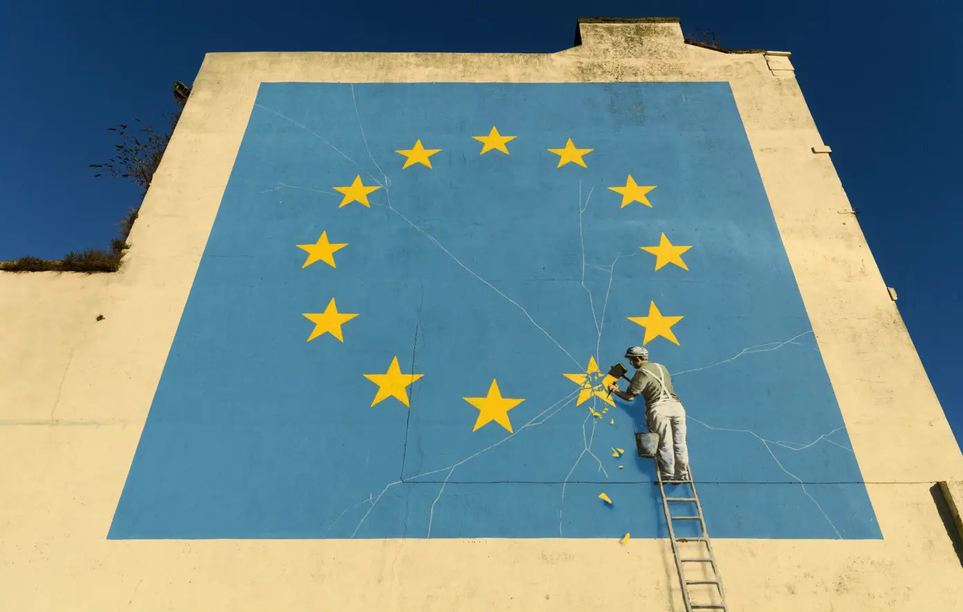 Banksy's 'Brexit' in Dover.