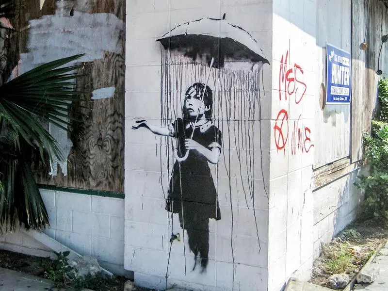 ‘Umbrella Girl’ - 1098 Kerlerec Street, New Orleans