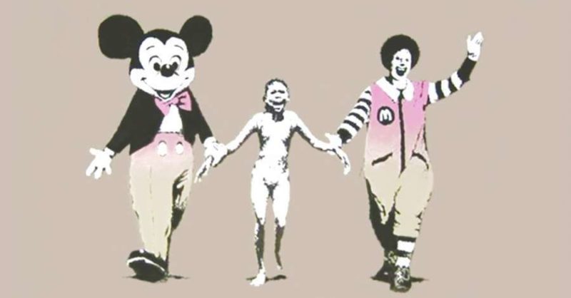 Napalm (Can't beat the feeling) (Rainbow) | Banksy… | Hang-Up Gallery
