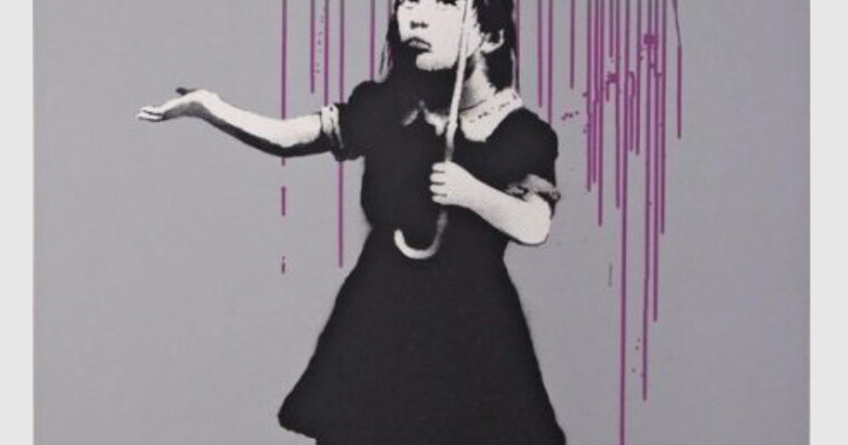 Nola (Green to Purple) | Banksy Buyers Guide | Hang-Up Gallery