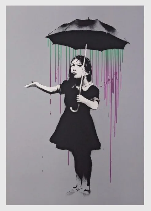 Banksy Nola (Green to Purple)