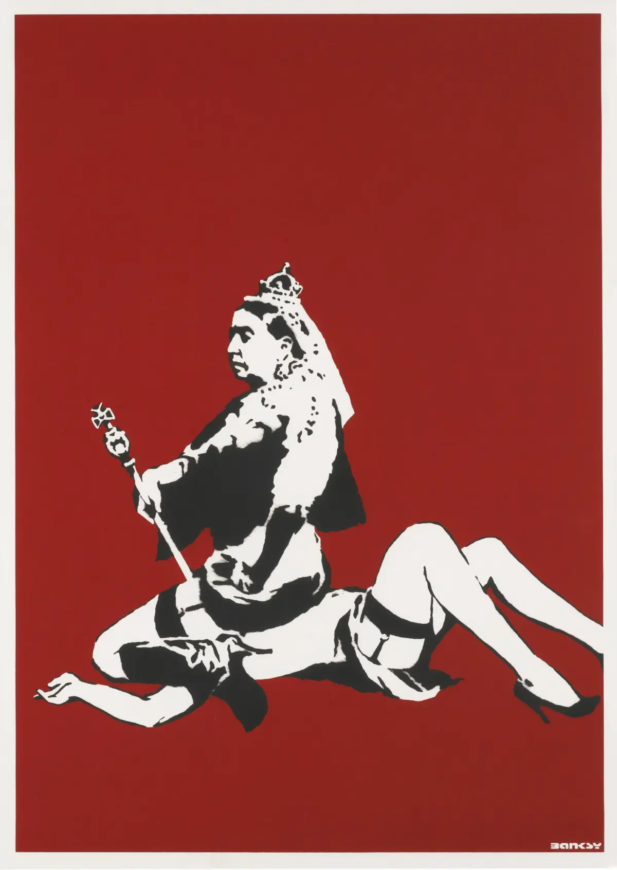 Banksy Queen Victoria