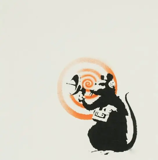Banksy Radar Rat (Sonic Rat) (Various Hand Finished)