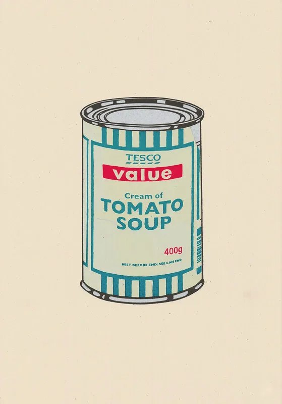 Banksy Soup Can (Mint/Emerald/Cherry)