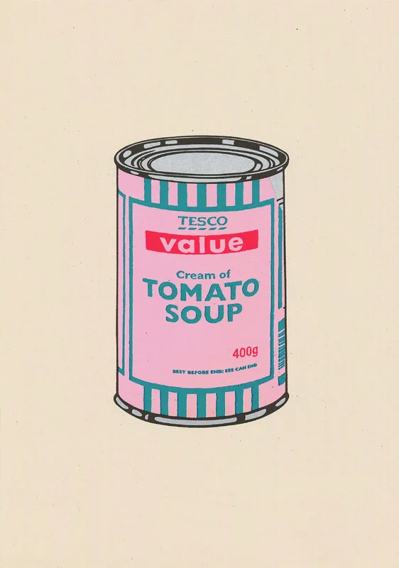 Soup Can (Pink/Emerald/Raspberry)