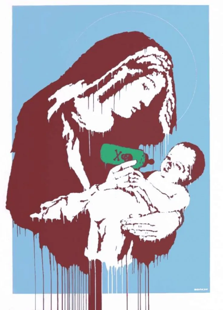 Banksy Toxic Mary (Blue)