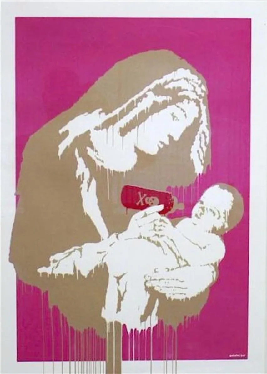 Banksy Toxic Mary (Pink)