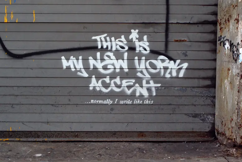 Banksy's “Better Out Than In” project in New York City during October 2013.